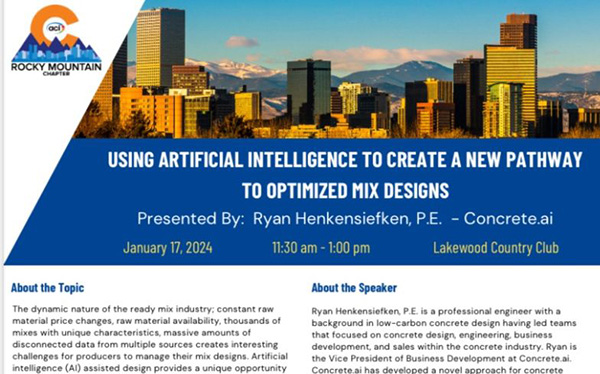 USING ARTIFICIAL INTELLIGENCE TO CREATE A NEW PATHWAY TO OPTIMIZED MIX DESIGNS