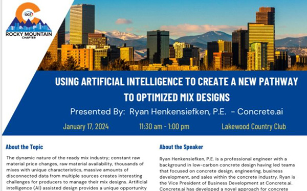 USING ARTIFICIAL INTELLIGENCE TO CREATE A NEW PATHWAY TO OPTIMIZED MIX DESIGNS